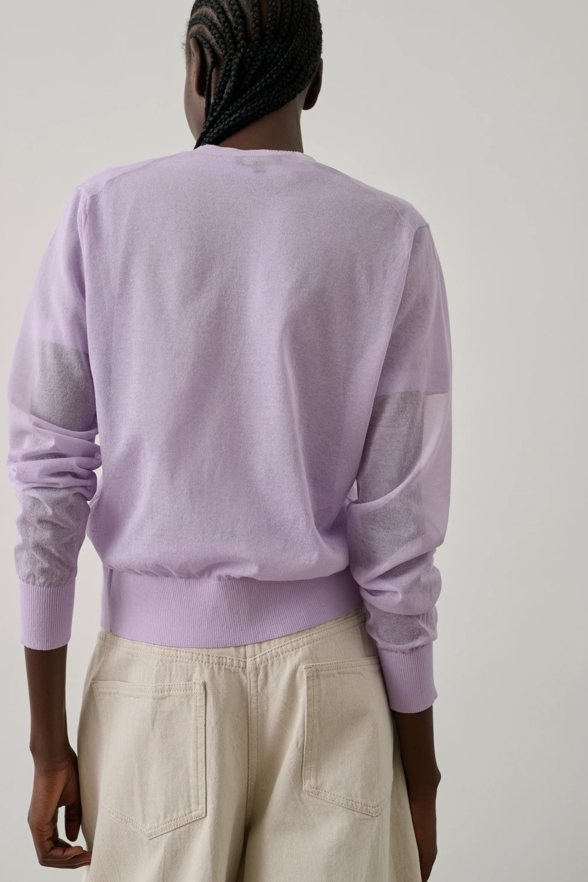 PURPLE CARDIGAN ETRETAT - Image 3