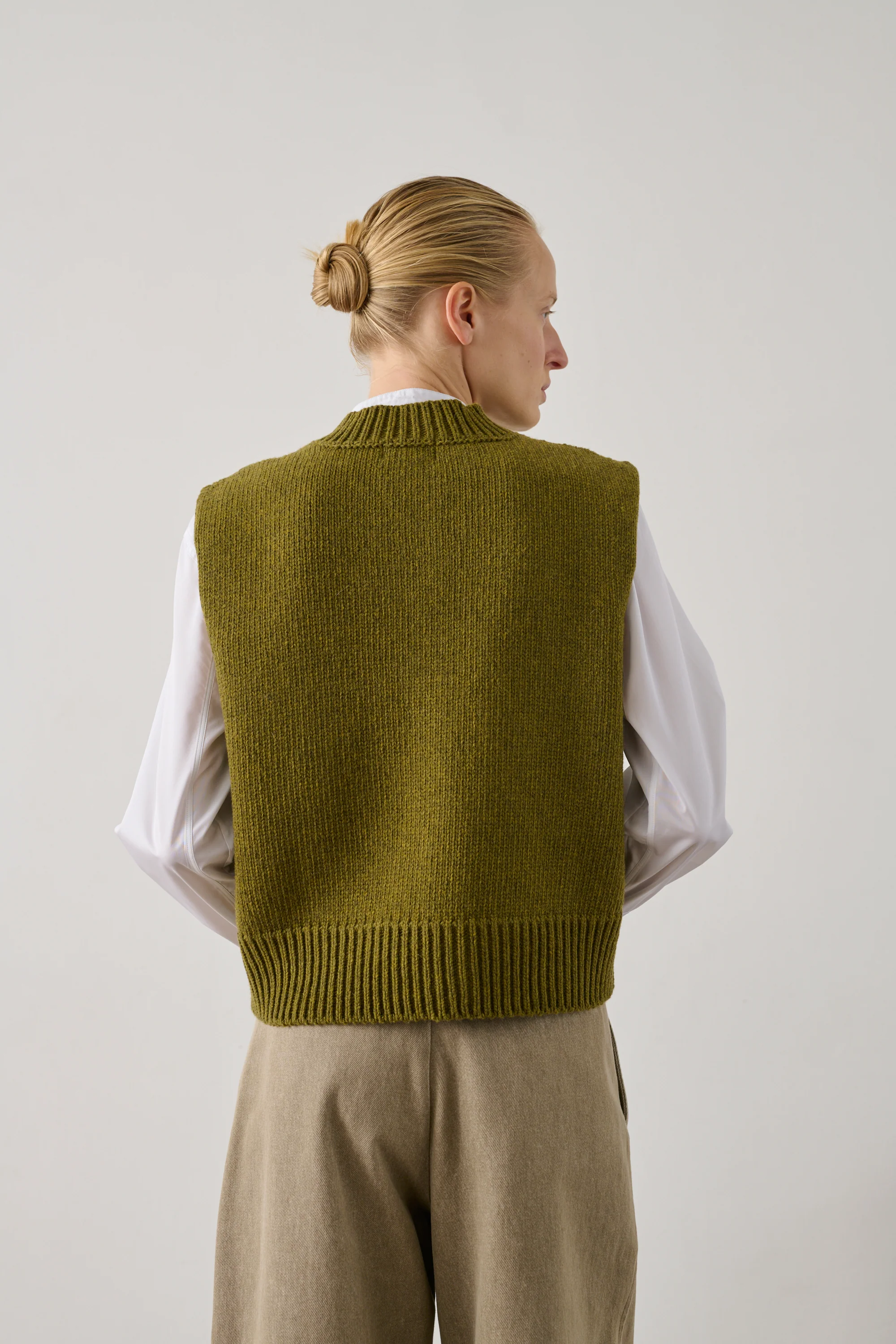 GREEN IVANA CARDIGAN - Image 3