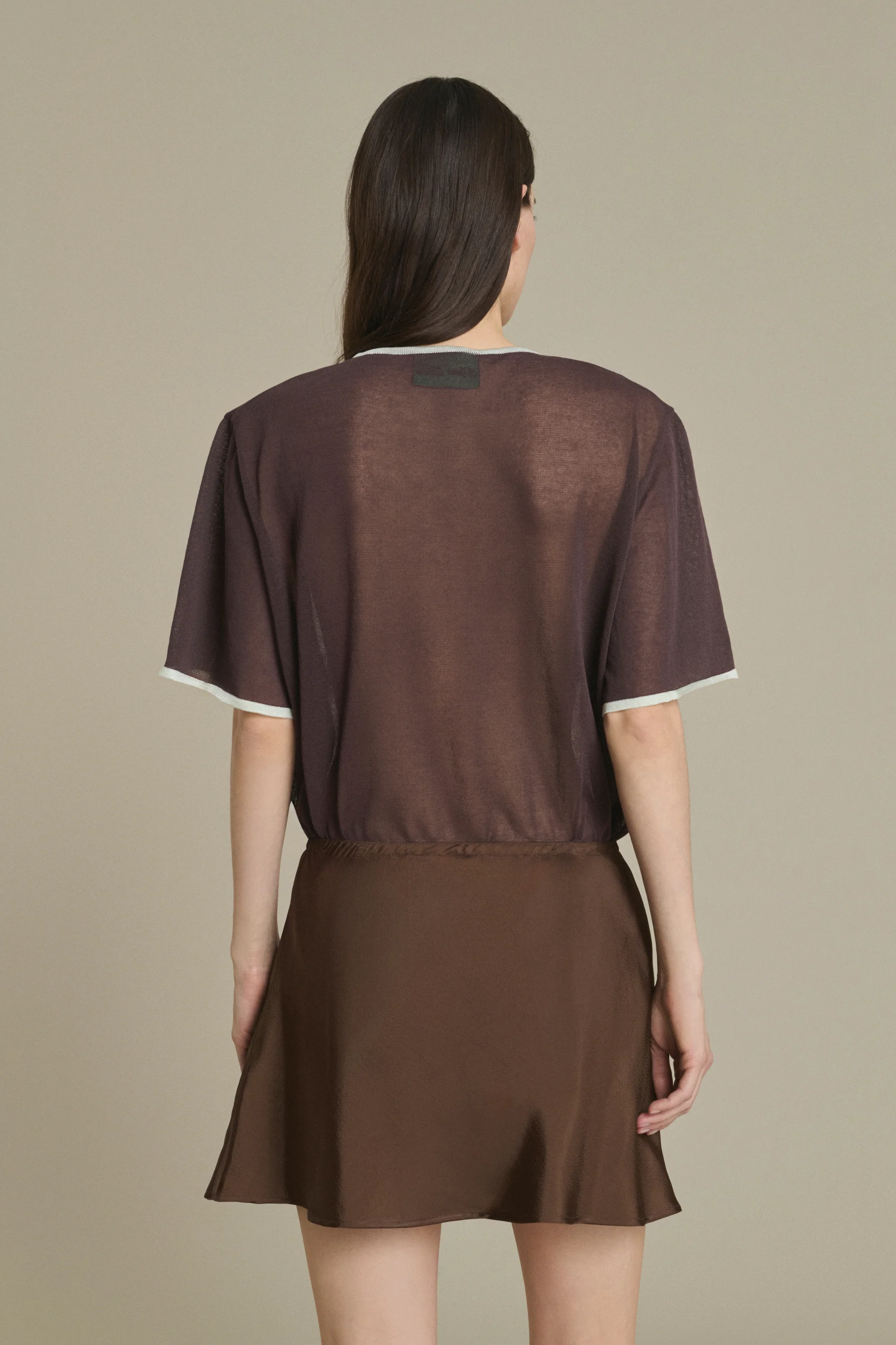 BROWN ANNA SKIRT - Image 4