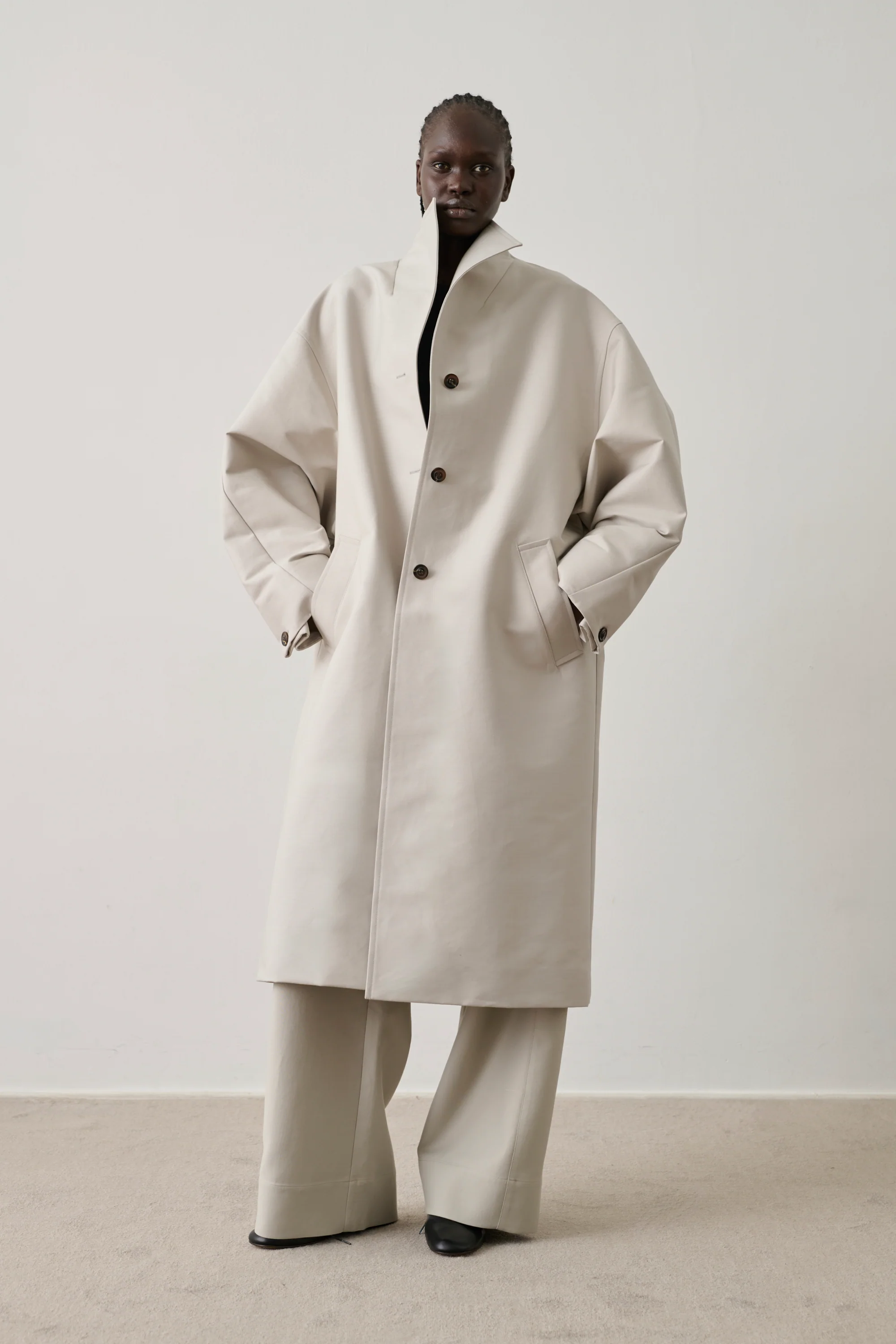GREY HYACINTHE COAT - Image 4