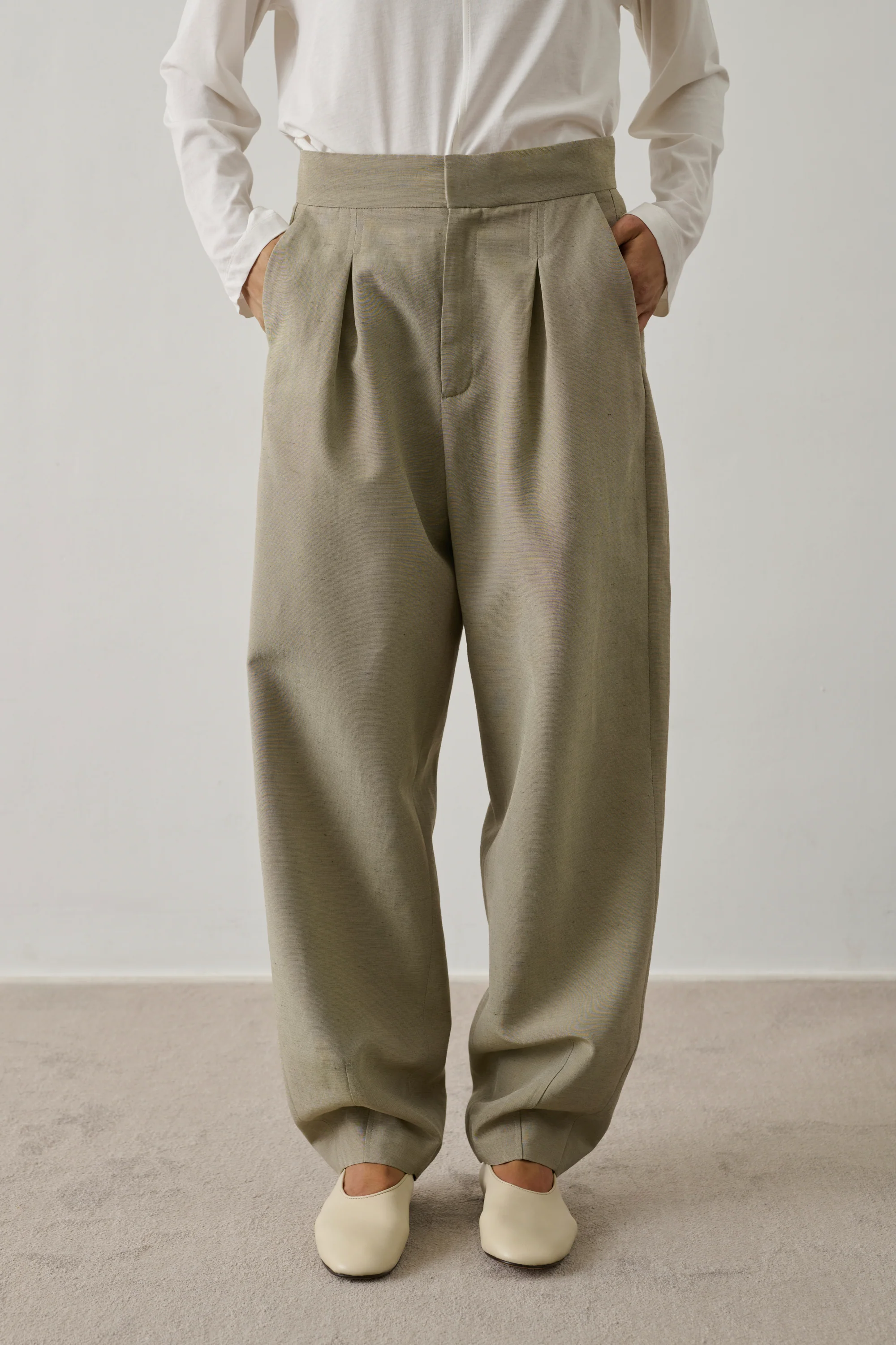 BEIGE BAPTISTE TROUSERS - Image 3