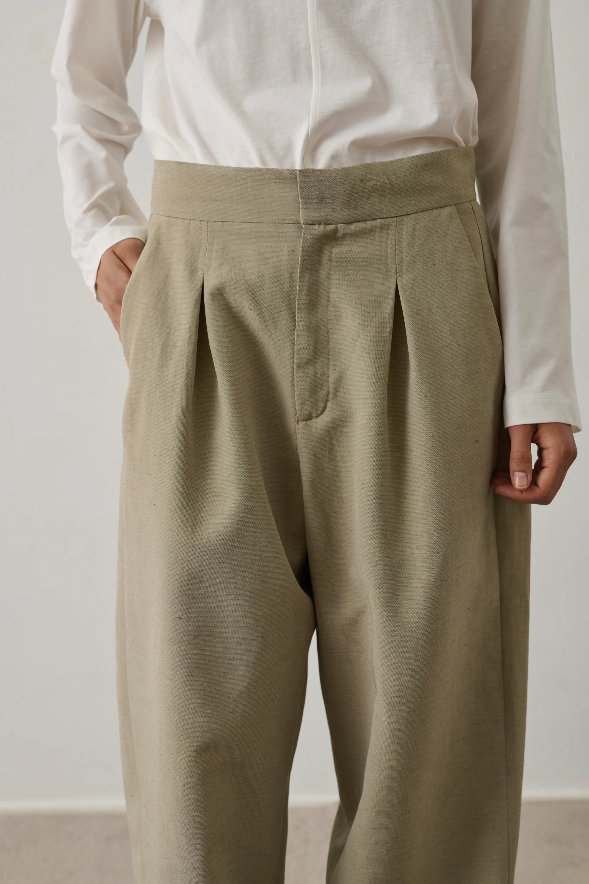 BEIGE BAPTISTE TROUSERS - Image 5