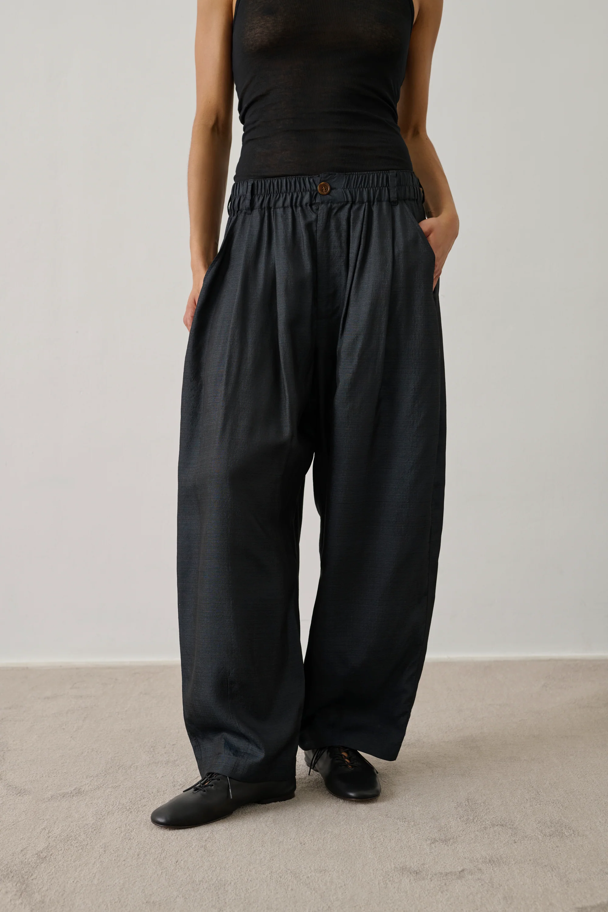 BLACK VERNON TROUSERS - Image 3