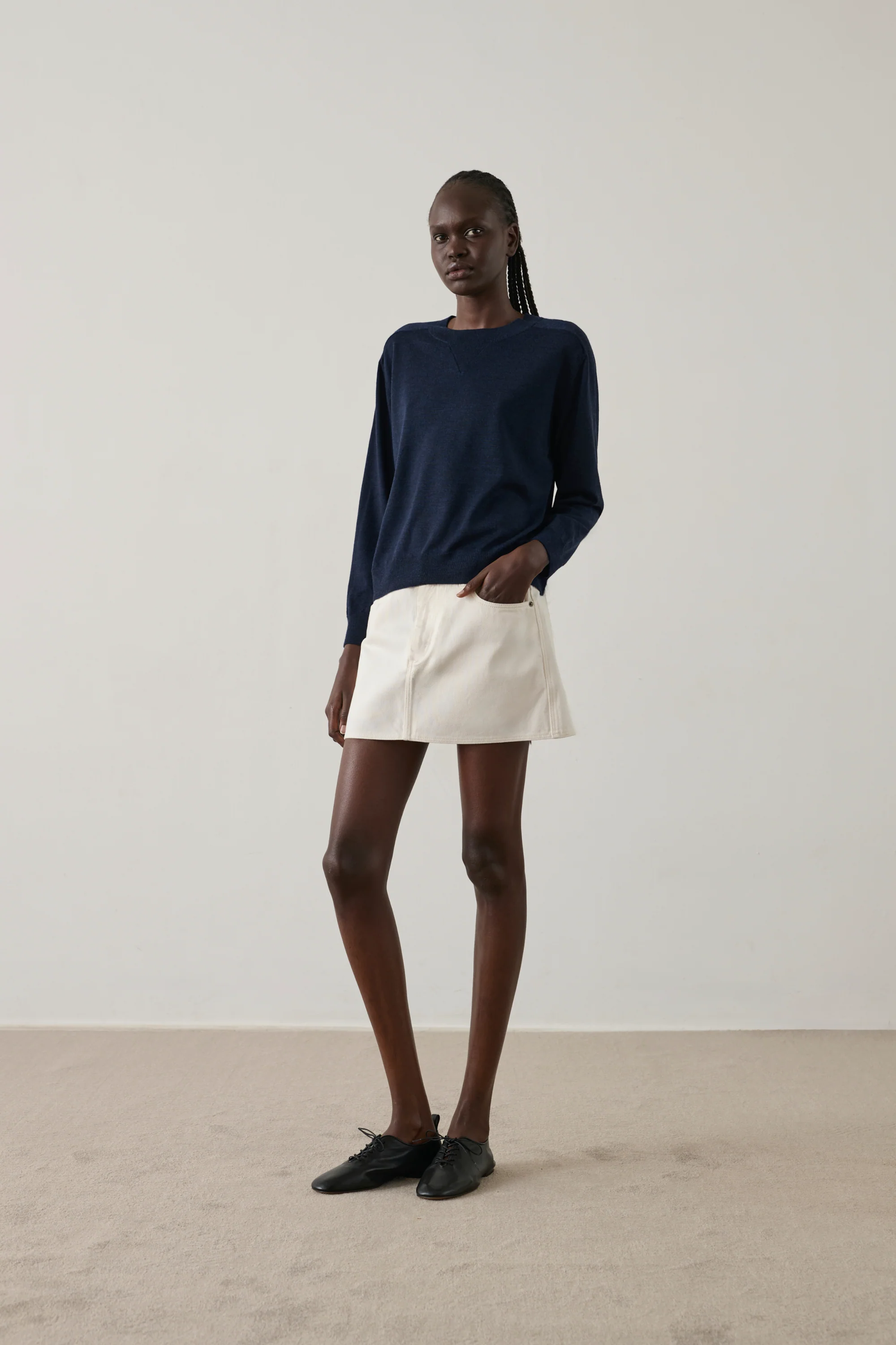 PIO NAVY SWEATER - Image 3