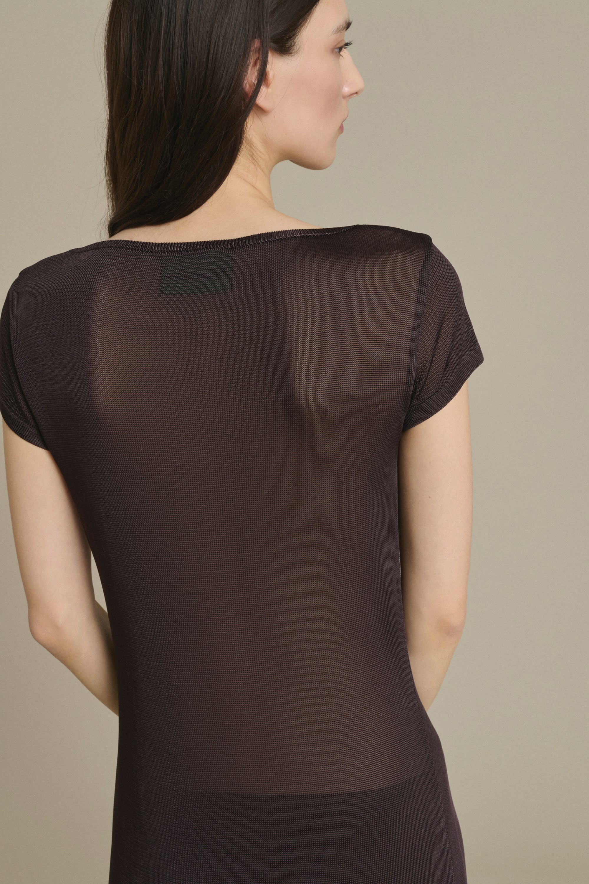 BROWN ORNELLA DRESS - Image 4