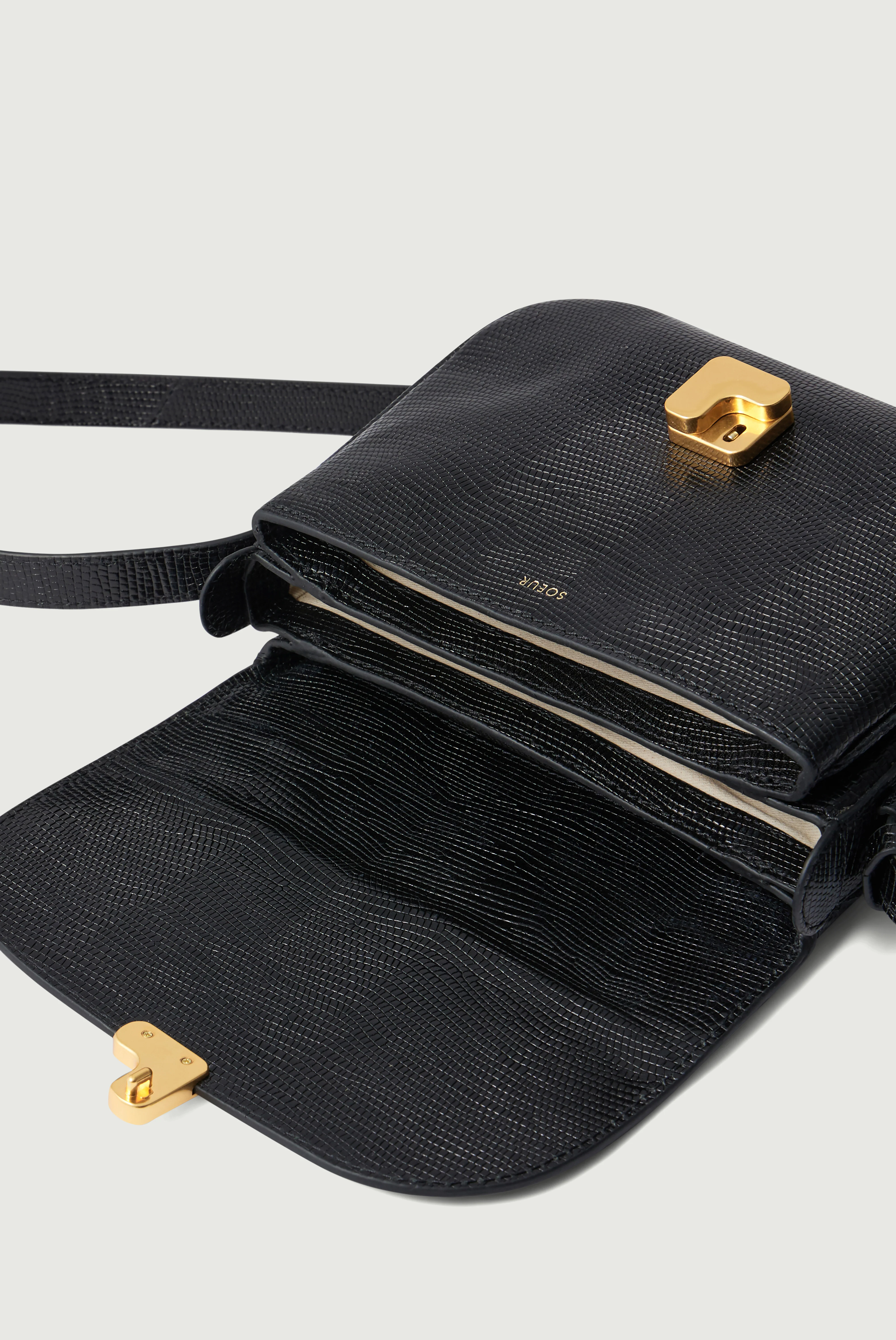 BLACK BELLISSIMA MINI BAG LIZARD - Image 4